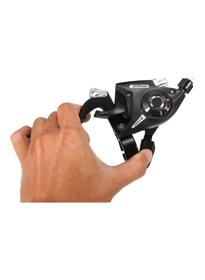 Generic - 2pcs Bicycle Speed Shifter Brake Shifter with Shift Cable 24 Speed MTB Mountain Bike Shifter Set Bike Brake Levers Cycling Handlebar Short Brake Clutch Lever 24*3*17.2cm - Image 1