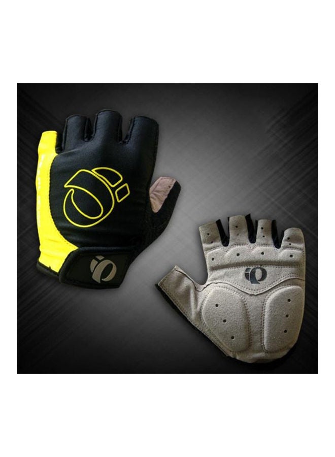 Outdoor Cycling Mountain Bike Gloves Men Women Breathable Wear-Resistant Anti-Skidding Half Finger Gloves XL 21*1*17.5cm - Image 2