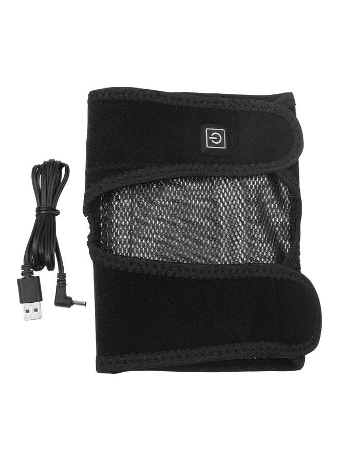 Generic Adjustable Elbow Heating Pad Elbow Heat Brace Support Wrap with 3 Level Temperature Setting Portable Heating Elbow Belt Therapy for Tendinitis Tennis Elbow Arthritis Pain Relief 25.3*3*7cm  - Image 2