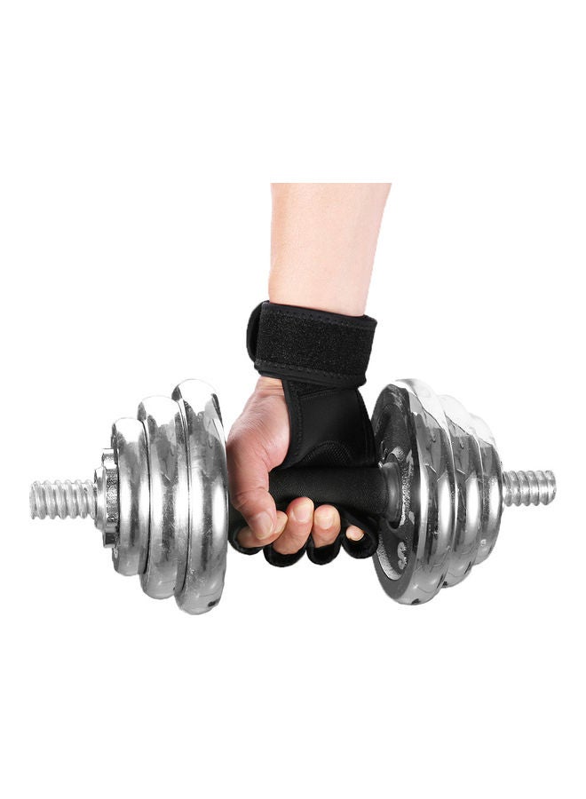 Generic Weight Lifting Gloves Wrist Wraps Protection Fitness Gloves for Pull Ups Bodybuilding Powerlifting Training Wrist Support for Men and Women L 18*4*15cm  - Image 5