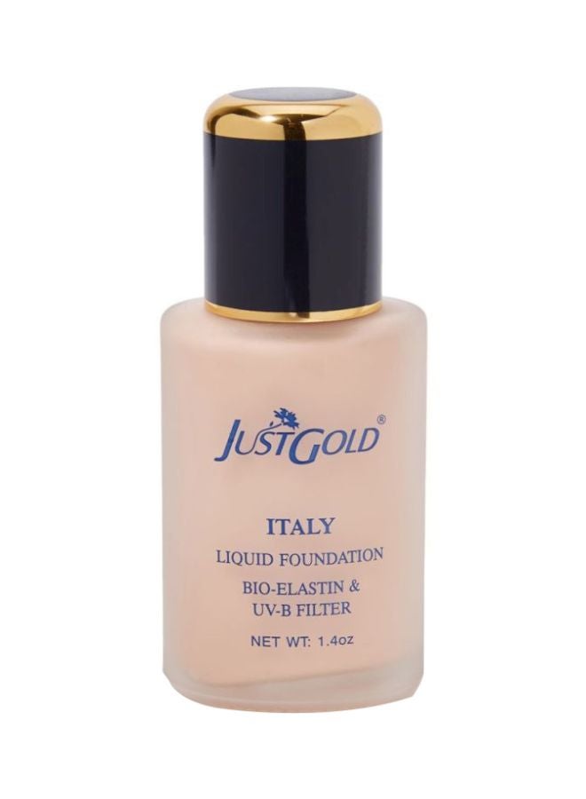JUST GOLD Bio-Elastin And UV-B Filter Liquid Foundation 03 Beige  - Image 1