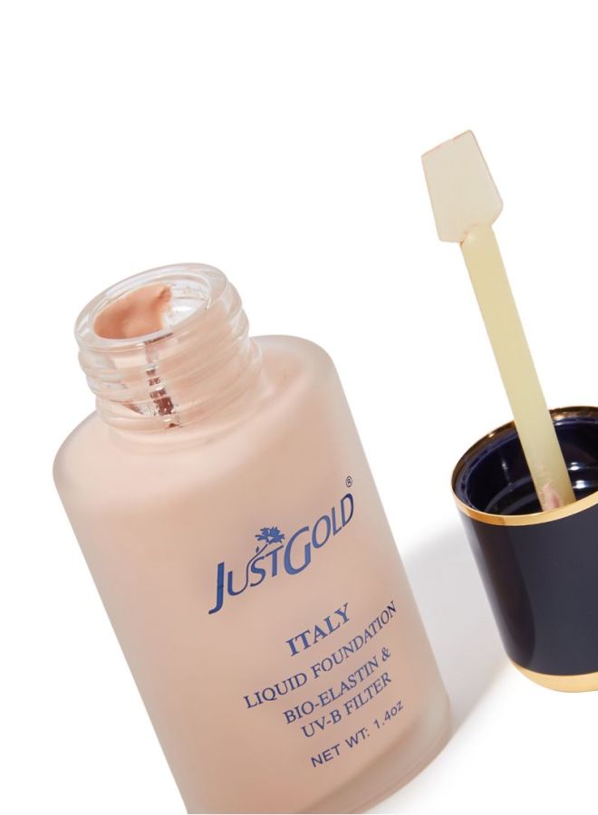 JUST GOLD Bio-Elastin And UV-B Filter Liquid Foundation 03 Beige  - Image 4