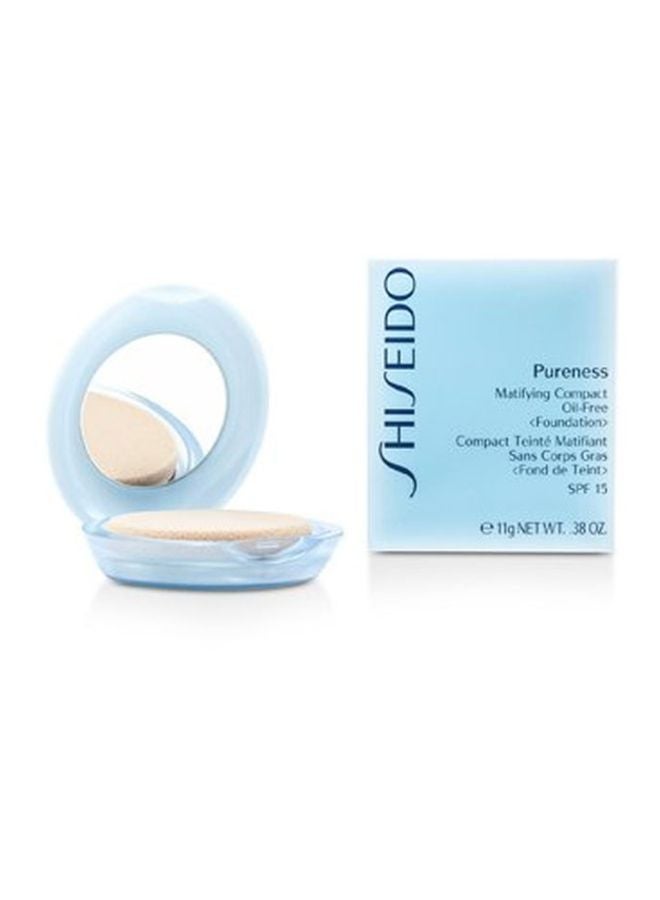 Shiseido - Pureness Matifying Compact Foundation Beige - Image 1