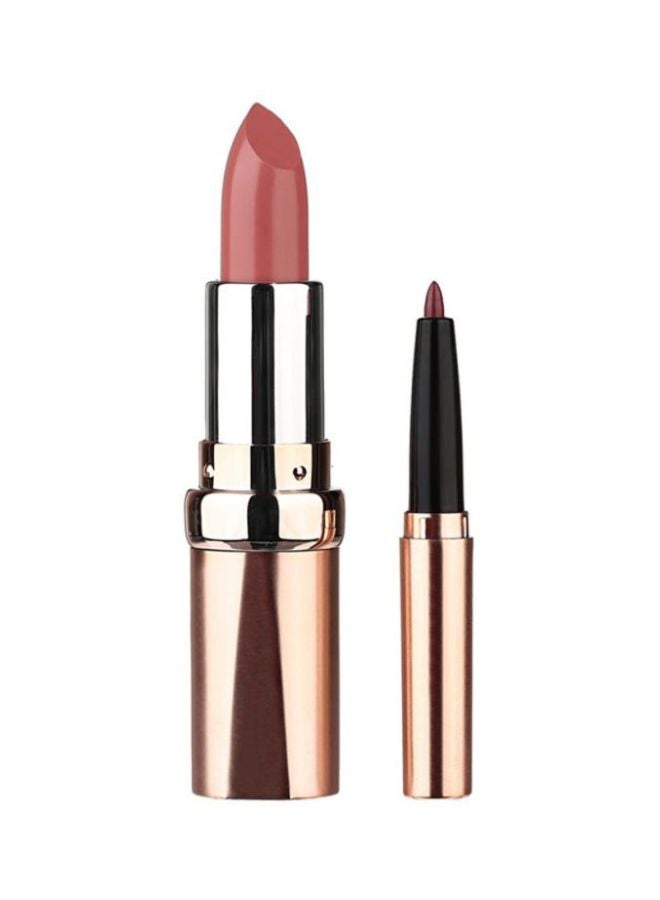 JUST GOLD Radiant Lipstick And Liner 12 Brown  - Image 2