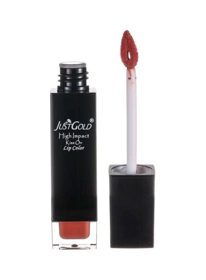 JUST GOLD High Impact K**s-On Lip Matte Lipstick 10 Brown  - Image 1