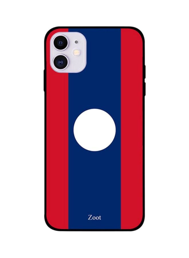 Protective Case Cover For Apple iPhone 11 Laos Flag