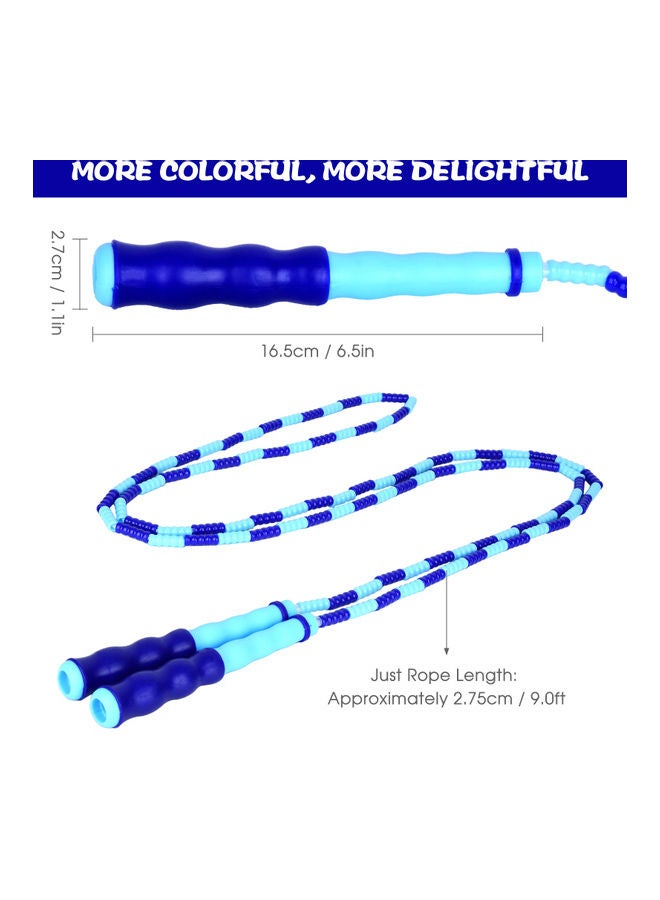 2-Pieces Adjustable Skipping Jump Ropes