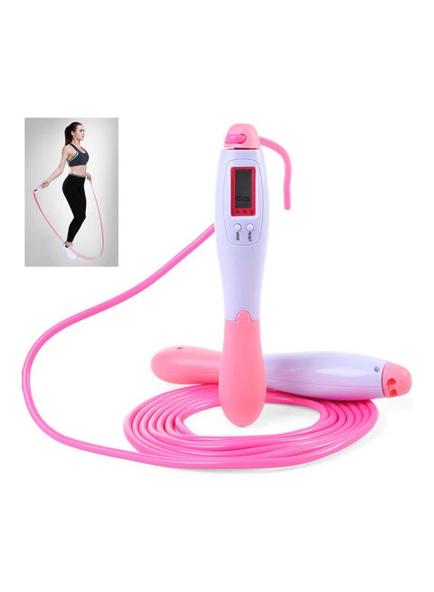 Skipping Speed And Digital Jump Adjustable Calorie Counter Ropes Fitness Workouts Exercises 17x2x2.8cm