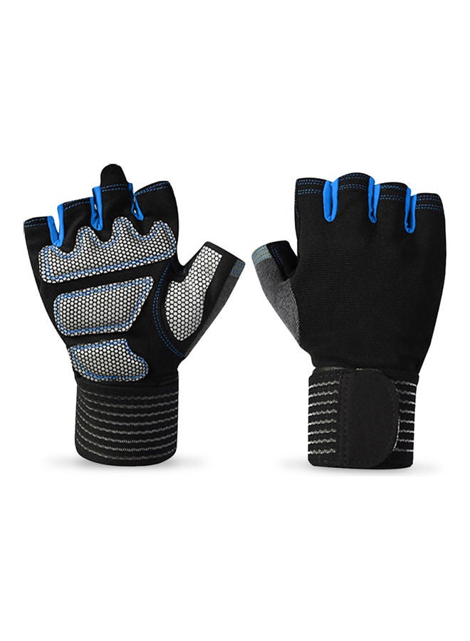 Generic Short Full Wrist Protection Half Finger Gloves  - Image 1