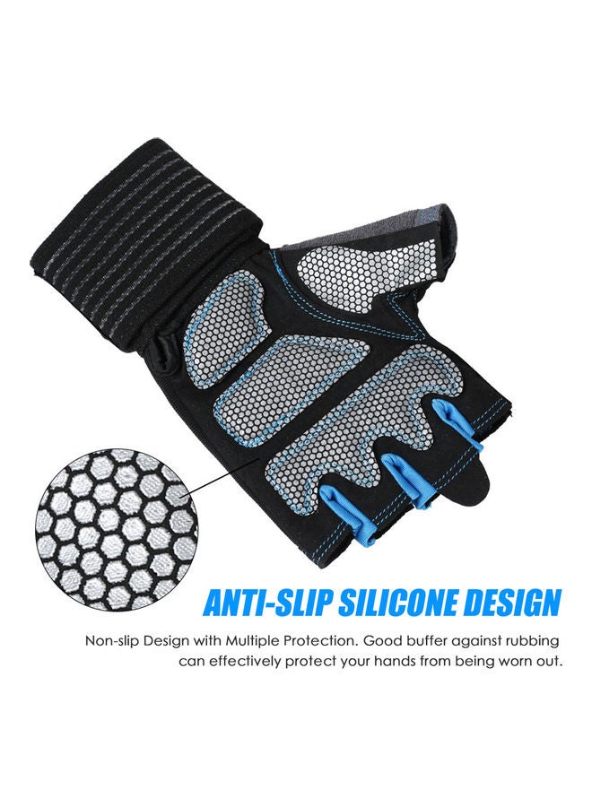 Generic Short Full Wrist Protection Half Finger Gloves  - Image 3