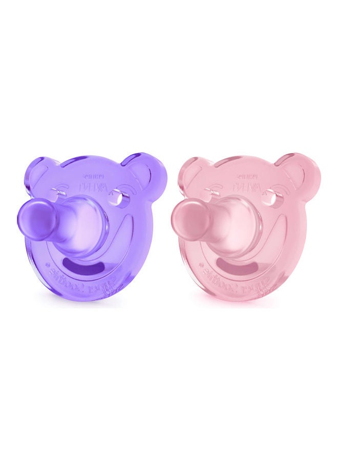 Philips Avent 2-Piece Bear Shape Soothie Pacifier - Image 1