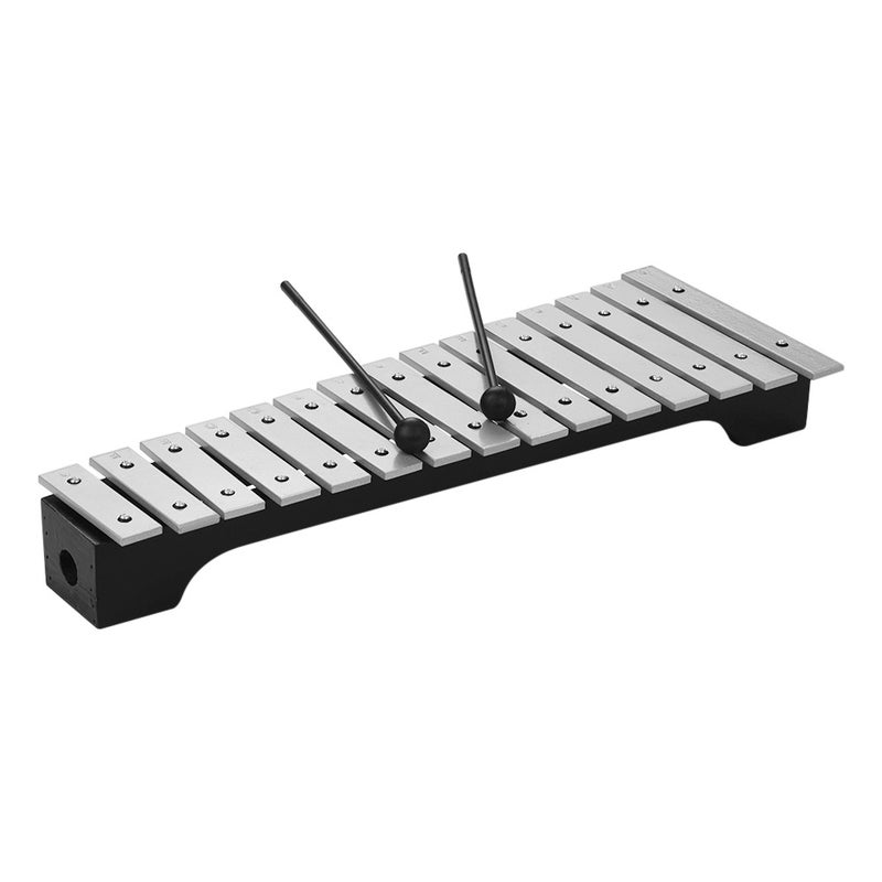 Generic 15-Note Xylophone Glockenspiel Wooden Base Aluminum Bars with Mallets Percussion Musical Instrument Gift with Carrying Bag  - Image 5