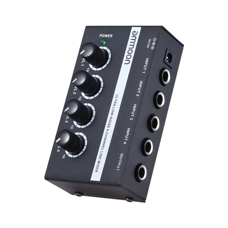 ammoon Mono Audio Mixer With Power Adapter - Image 5