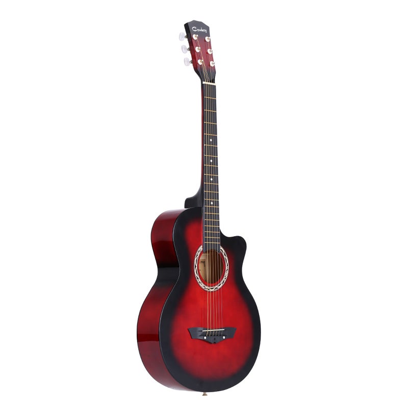 38-Inch 6 Strings Acoustic Folk Guitar - Image 1
