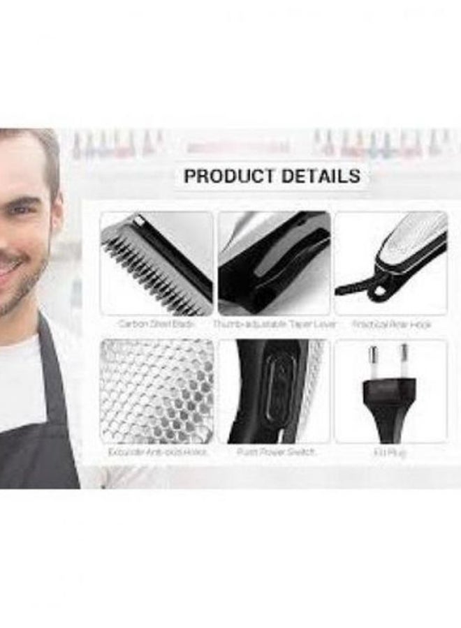 Kemei - Rechargeable Electric Hair Clipper KM-4639 Black 700grams - Image 1