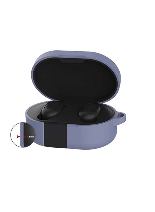 DUDAO Protective Case Cover With Charging Dock For Xiaomi Redmi AirDots Dark Blue - Image 4