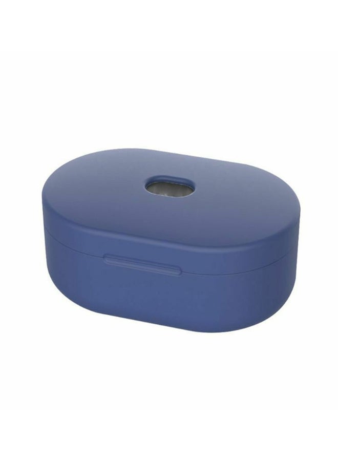DUDAO Protective Case Cover With Charging Dock For Xiaomi Redmi AirDots Dark Blue - Image 1