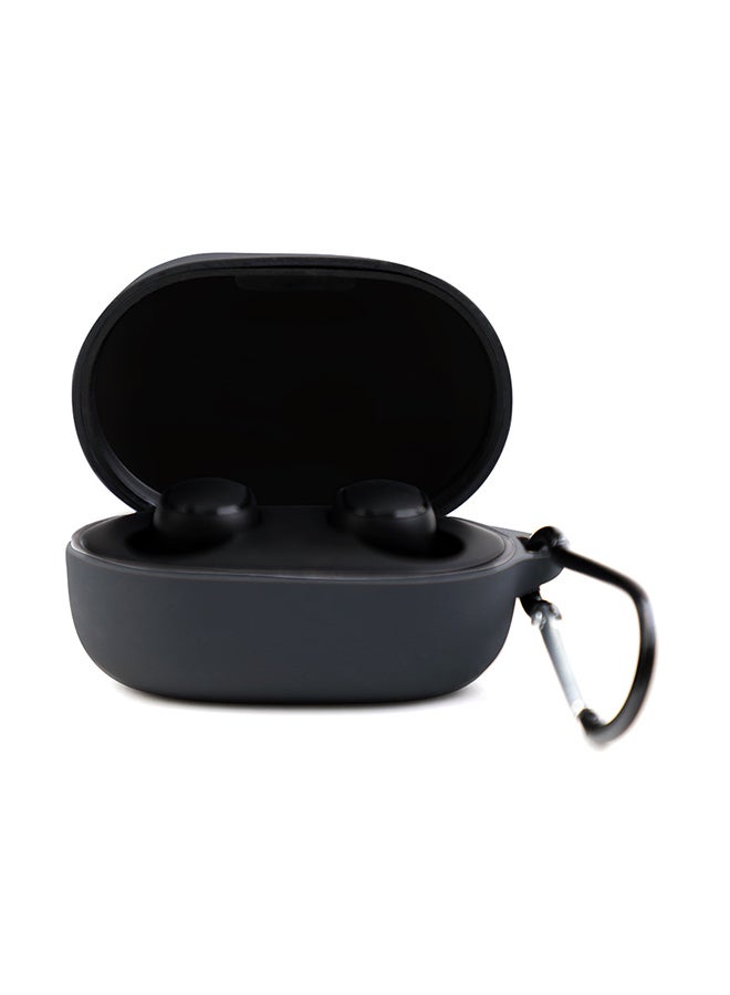 AMTCO Silicone Protective Case Cover For Xiaomi AirDots Black  - Image 1
