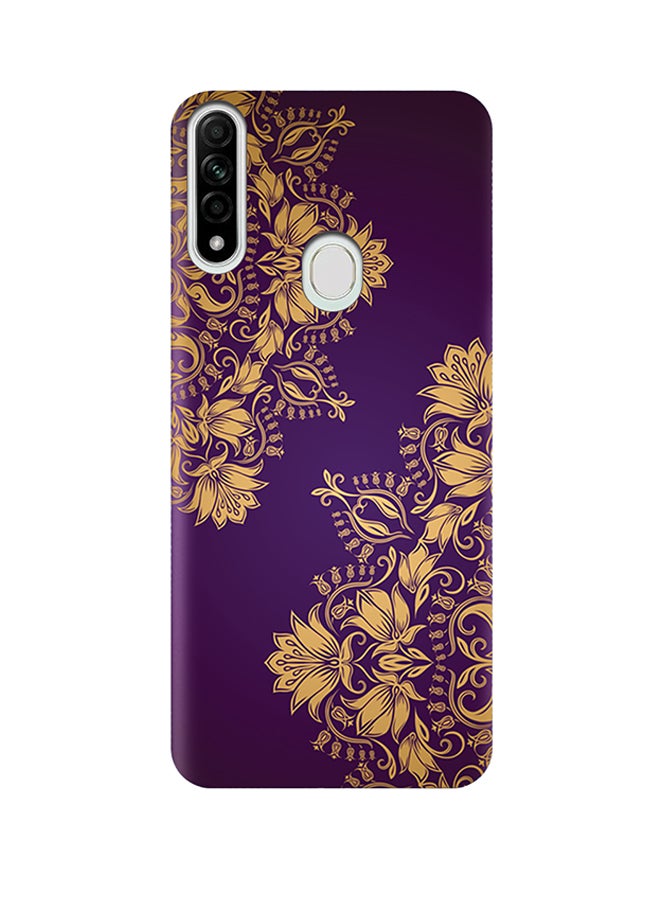 إيه إم سي ديزاين غطاء حماية واق بنقشة زهور الماندالا لهاتف أوبو A31 متعدد الألوان - Image 1
