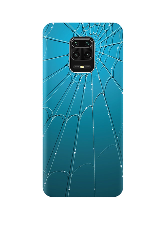 إيه إم سي ديزاين غطاء حماية واق بتصميم شبكة عنكبوت لهاتف شاومي ريدمي نوت 9S أزرق - Image 1