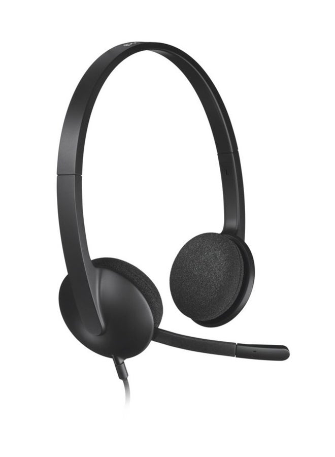 Logitech - C310 Web camera With H340 Headset And Pebble Mouse (bluetooth and wireless) black/white - Image 1