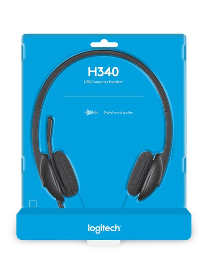 Logitech - C310 Web camera With H340 Headset And Pebble Mouse (bluetooth and wireless) black/white - Image 1