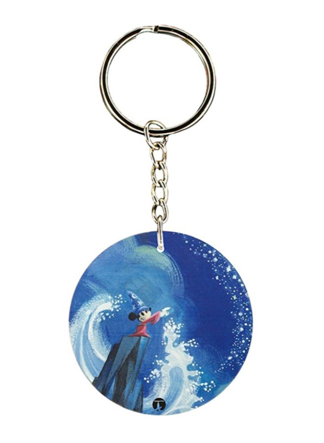 BP Disney Character Printed Keychain White/Black