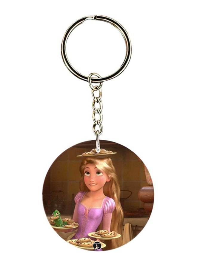 BP Rapunzel Printed Keychain Multicolour