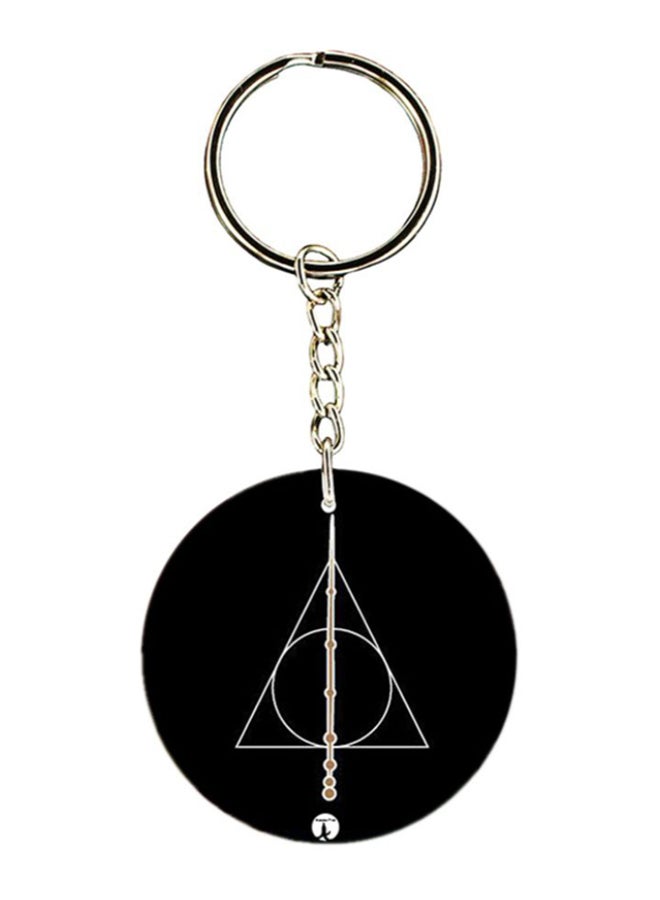 BP Harry Potter Printed Keychain White/Black