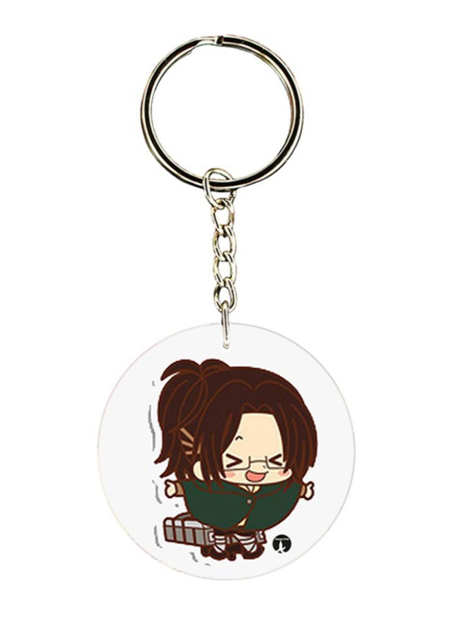 BP Attack On Titan Printed Keychain Multicolour