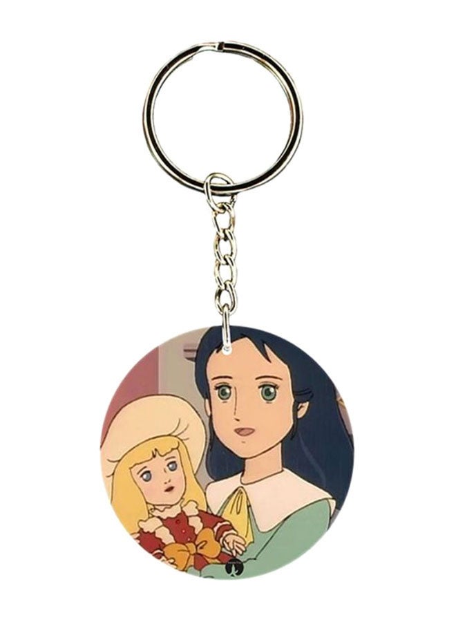 BP Anime Saly Printed Keychain Multicolour