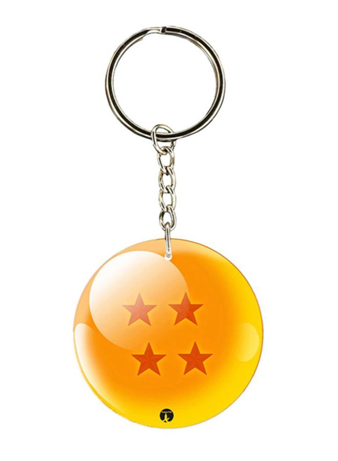 BP Anime Dragon Ball Keychain Yellow/Orange/Silver
