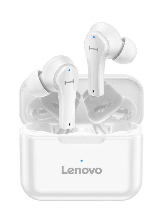 Lenovo - QT82 TWS Wireless BT Headphone White - Image 1