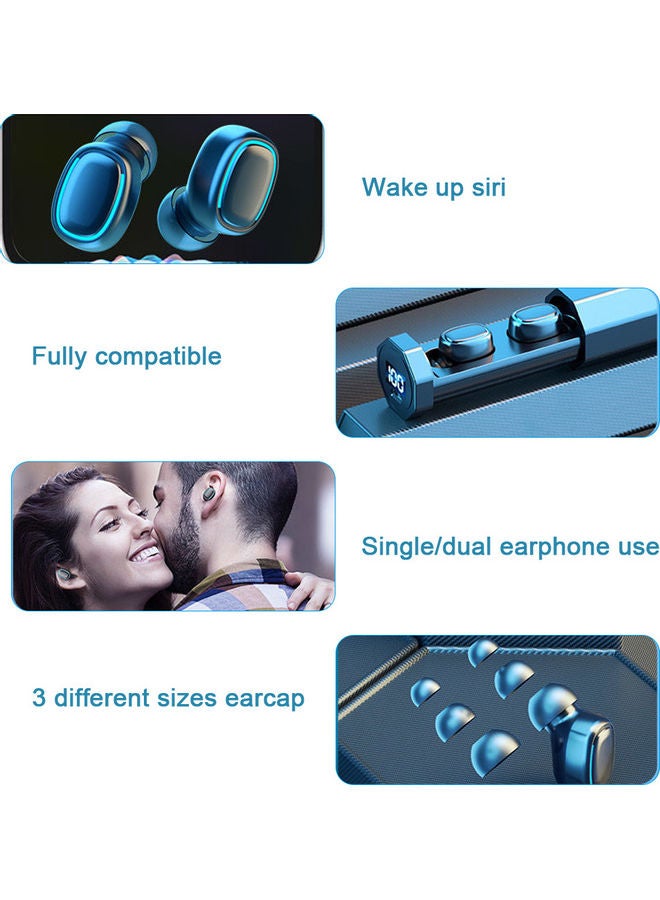 Generic - Tws Binaural Earbuds True Wireless Bluetooth 5.0 Earphones White - Image 1