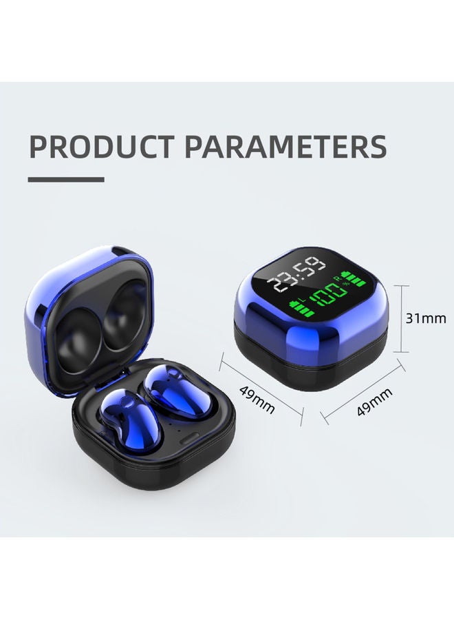Generic - S6 Plus Tws Bluetooth 5.1 Wireless Earphones Blue - Image 1