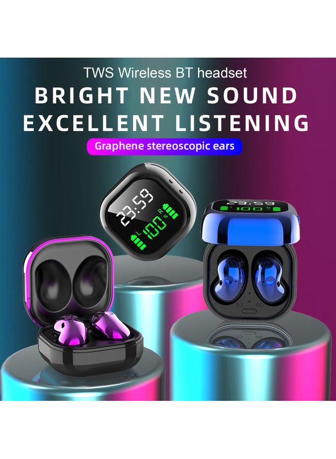 Generic - S6 Plus Tws Bluetooth 5.1 Wireless Earphones Blue - Image 1