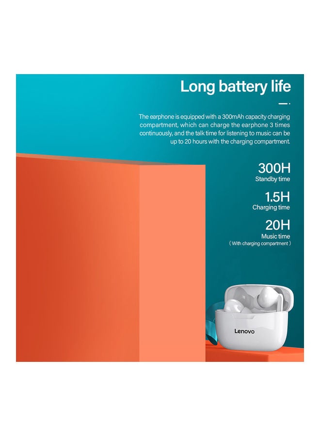 Lenovo XT90 Wireless BT Waterproof Headphone With Touch Control Black - Image 5