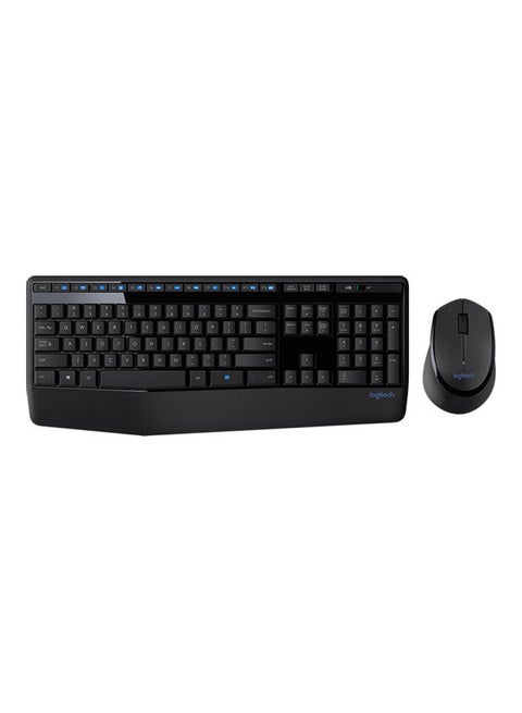 MK345 Wireless Keyboard And Mouse Set Black