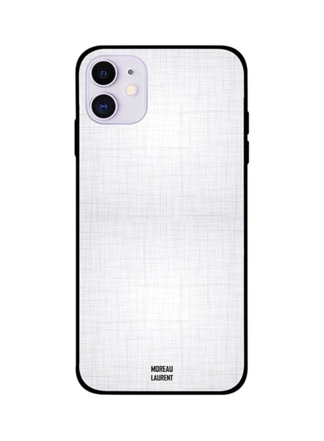 Moreau Laurent - Protective Case Cover For iPhone 11 White Cloth Pattern - Image 1