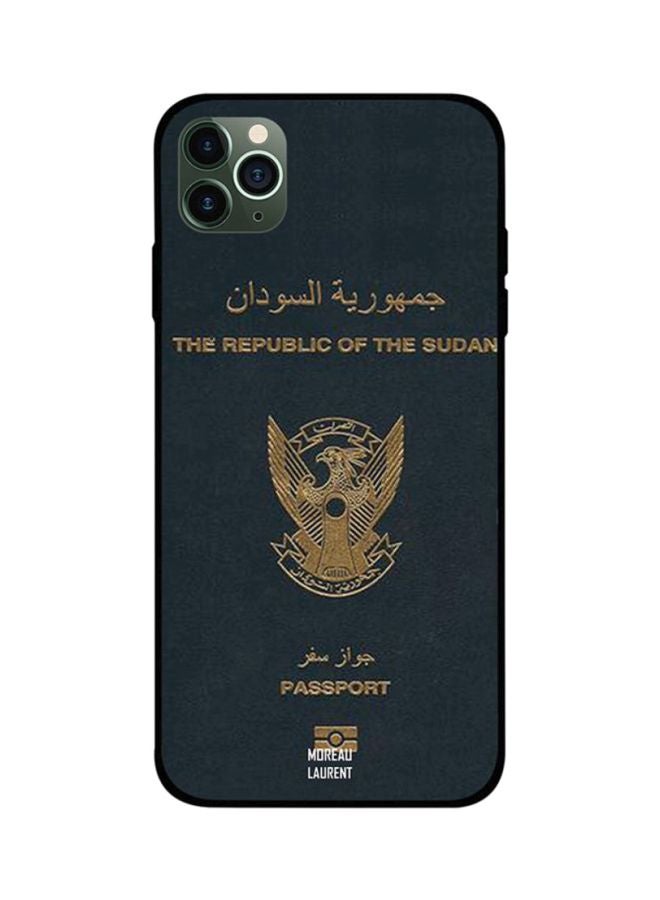 Moreau Laurent Protective Case Cover For Apple iPhone 11 Pro Sudan Passport