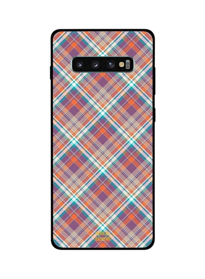 Protective Case Cover For Samsung Galaxy S10+ Cloth Pattern