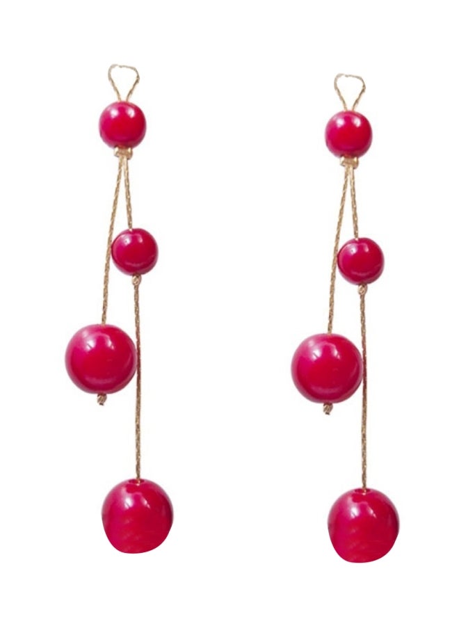 J&J S925 Sterling Silver Pearl Long String Earrings  - Image 1