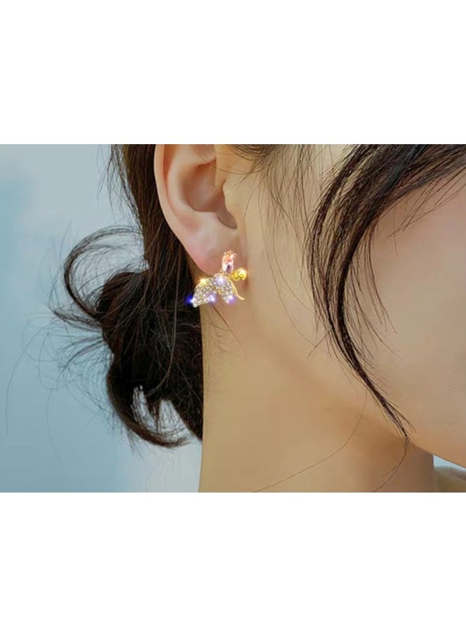 J&J - Crystal Butterfly Full Diamond Earrings - Image 1