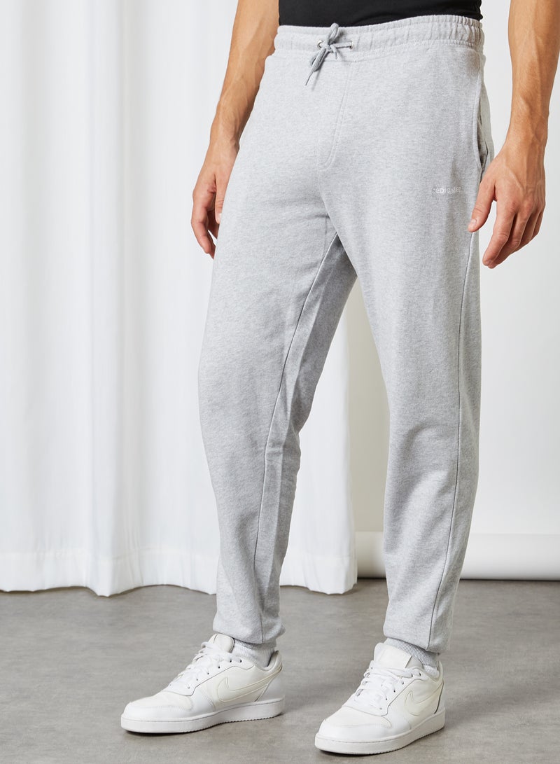 DEDICATED - Joggers Lund Dedicated Logo Grey Melange Grey Melange - Image 1