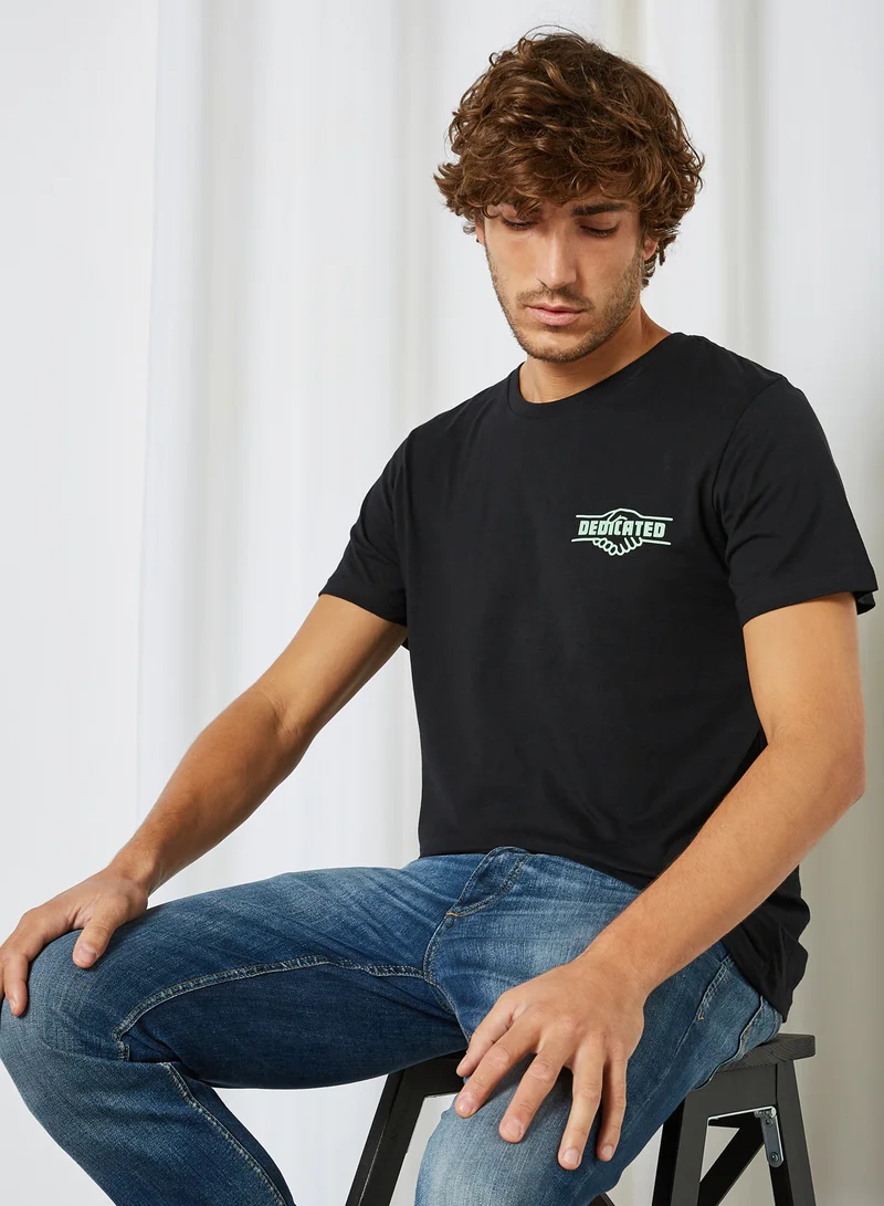 DEDICATED T-shirt Stockholm Good Hands Black