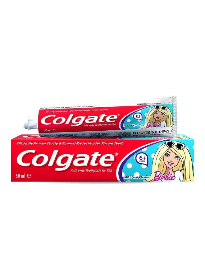 Colgate Kids ToothPaste 6+ Barbie, 50ml  - Image 2