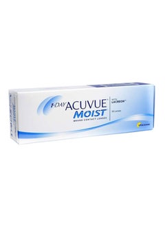 ACUVUE unisex Pack Of 30 1-Day Moist Disposable Contact Lens With Lacreon  - Image 2