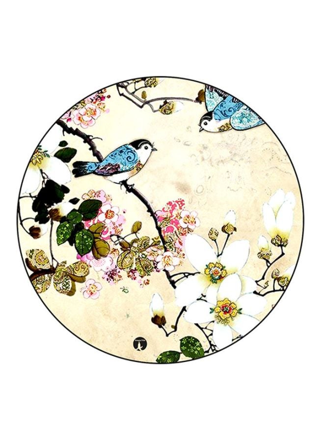 BP Flowers Round Mouse Pad Multicolour