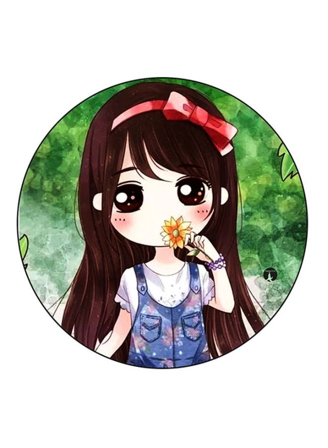 بي بي وسادة ماوس بتصميم فتاة متعدد الألوان