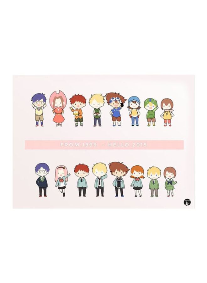 BP The Anime Digimon Mouse Pad Multicolour
